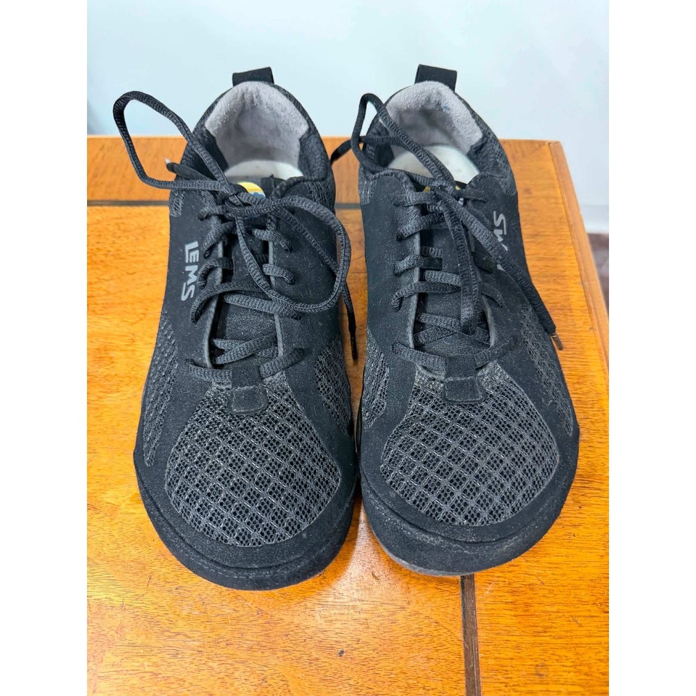 Lems Men's 8 Women's 9.5 Primal 2 Black Minimalist Barefoot Shoes LM190107